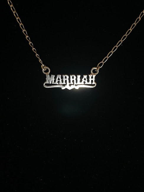 Custom Western Silver Jewelry | Word Necklaces - Regul Silver