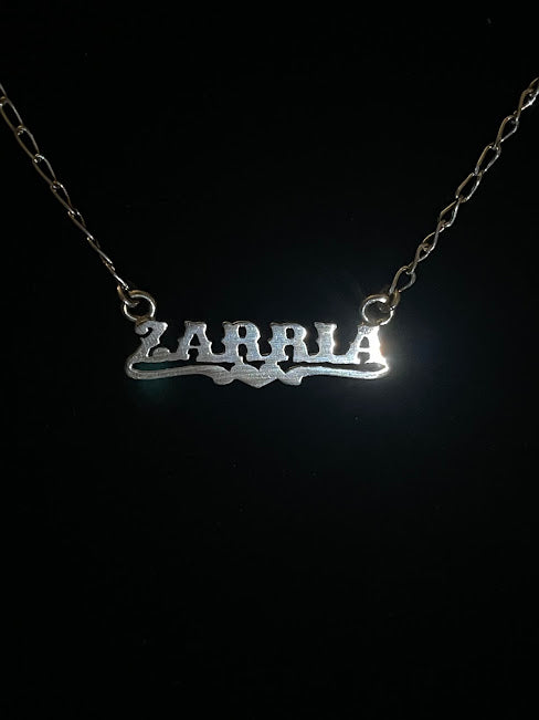 Custom Western Silver Jewelry | Word Necklaces - Regul Silver