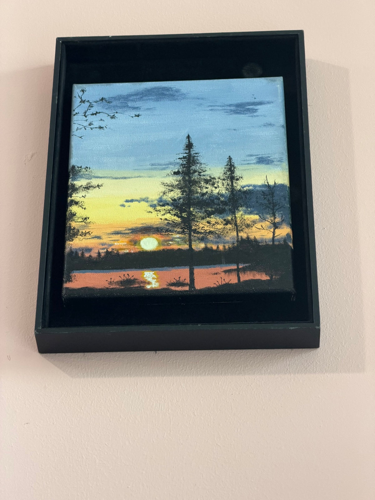The Light Remains — Original Acrylic Painting by Selena Angeles (Light in the Dark Collection)