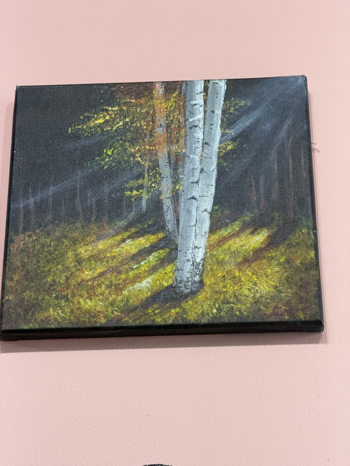 Where the Light Gets In — Original Acrylic Painting by Selena Angeles (Light in the Dark Collection)