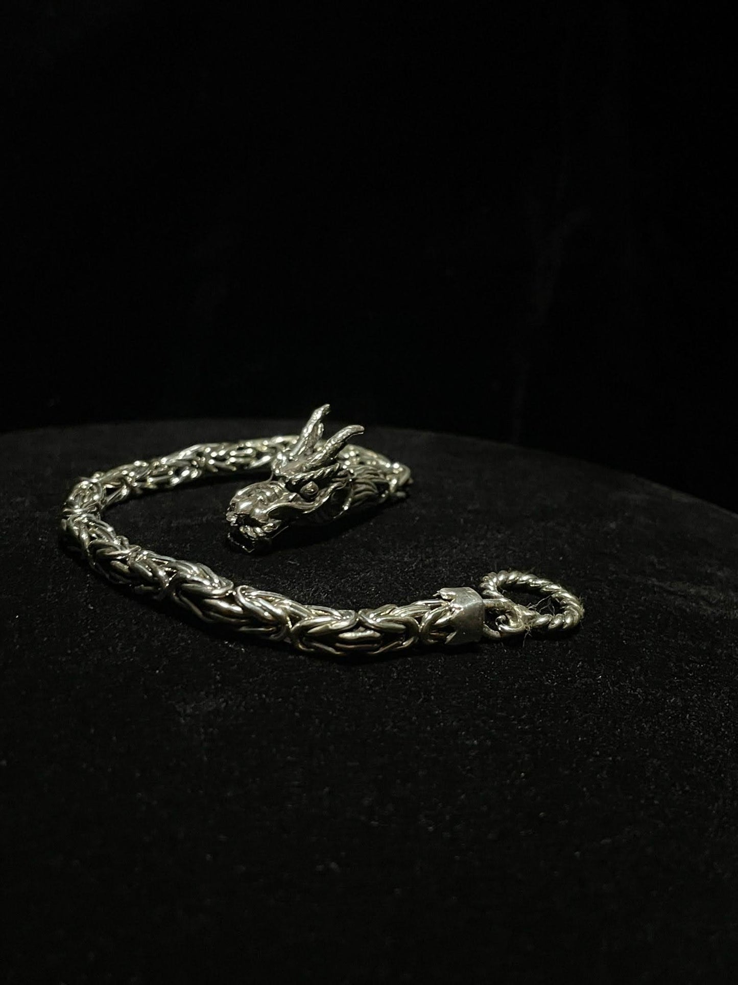 Dragons Reign | Luxurious Sterling Silver Men's Bracelet - Regul Silver